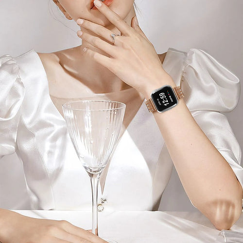 Fine Steel Strap, rose gold, lifestyle photo