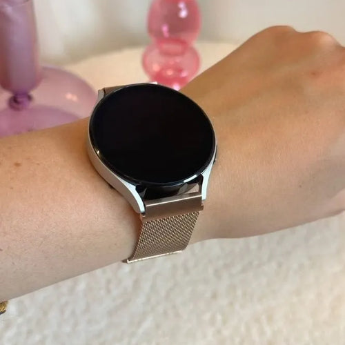 xoxo Wildhearts Polar Grit X Milanese Strap (Rose Pink)