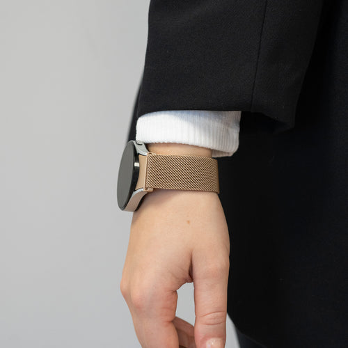 Bandz Samsung Galaxy Watch 6 - 44mm Milanese Loop Armband (Roségold)