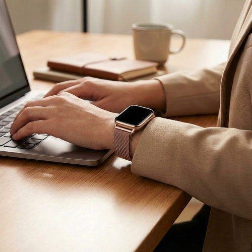 Xiaomi Smart Band 8 Pro Milanese Armband (Rosa)