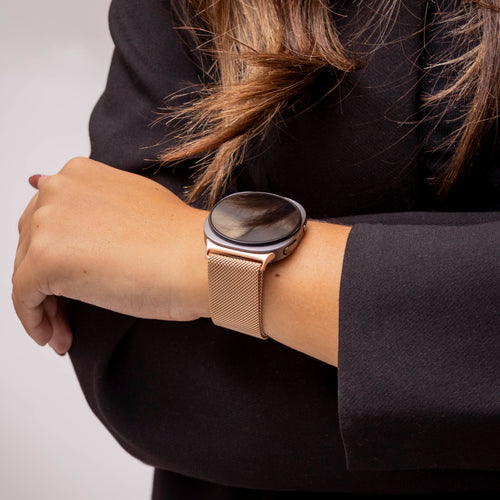 Samsung Galaxy Watch 8 - 44mm Milanese Armband (Roségold)