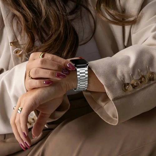 Bandz Apple Watch Steel Strap 'Classic' (Silver)