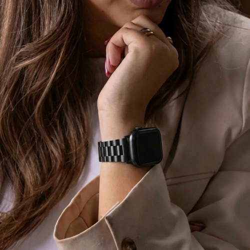 Apple Watch Ultra Presidential Stahlarmband (Schwarz)