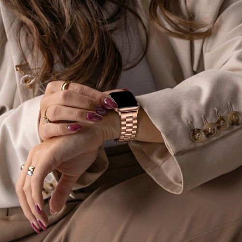 Apple Watch Ultra Presidential Stahlarmband (Roségold)