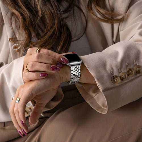Apple Watch Ultra Fischarmband Stahl (Silber)