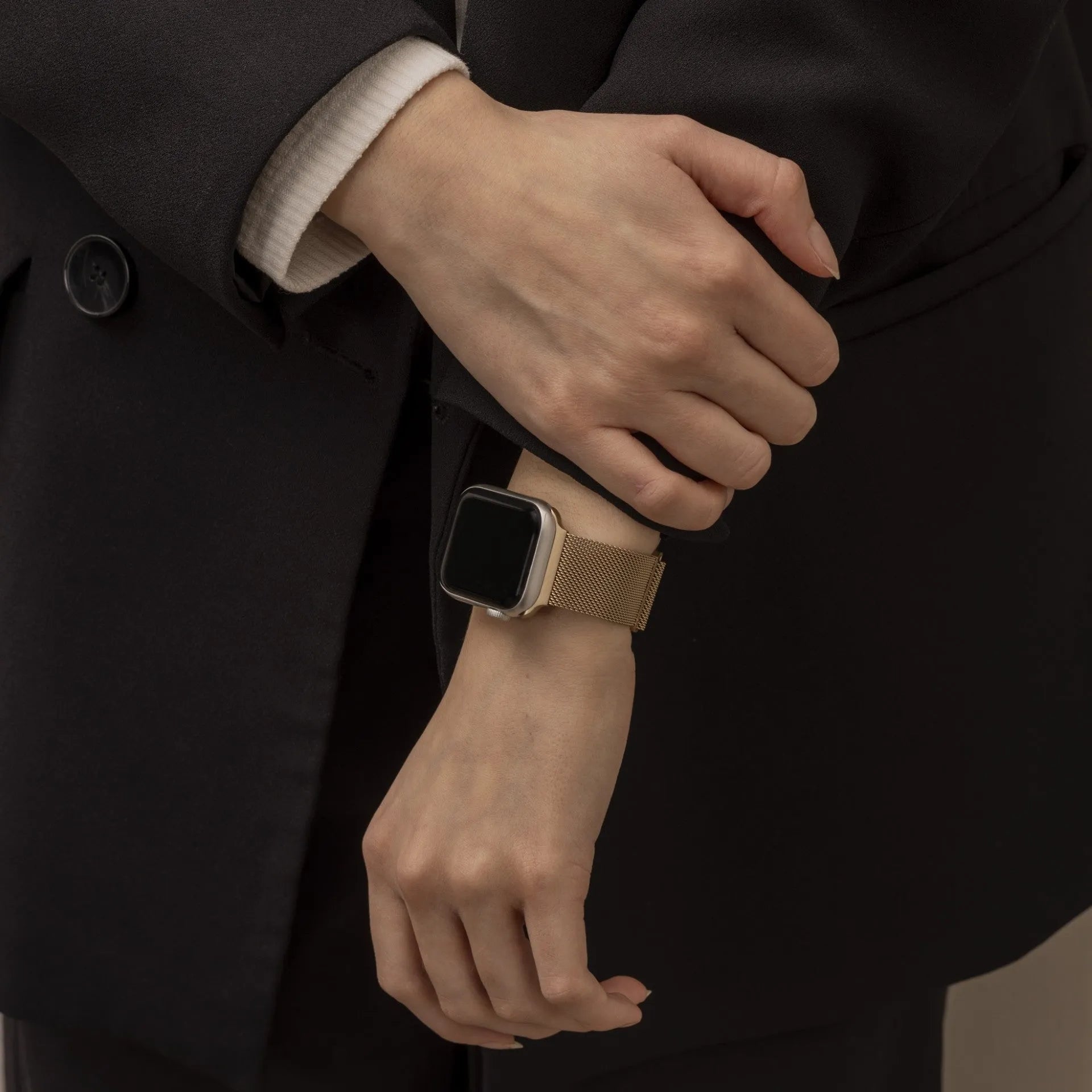 Apple Watch Milanese-Armband (Retro-Gold)