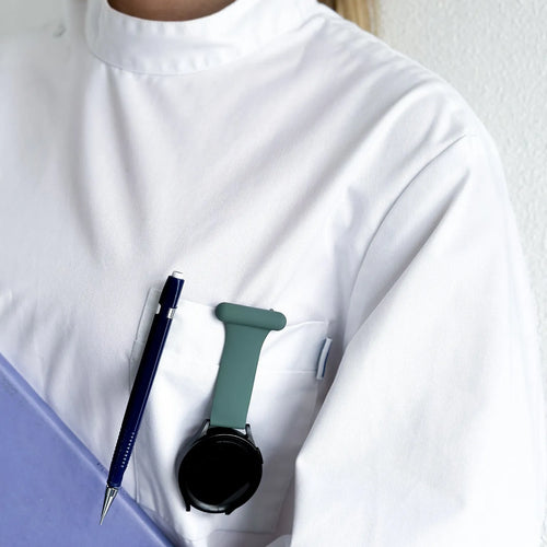 Silicone Nurse Fob, green, lifestyle photo