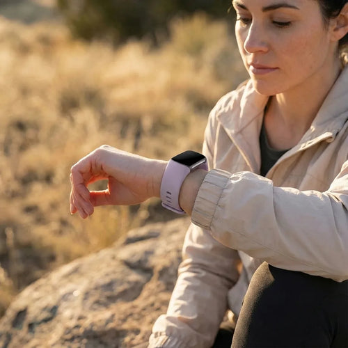Fitbit Charge 6 Silikonarmband (Lavendel)