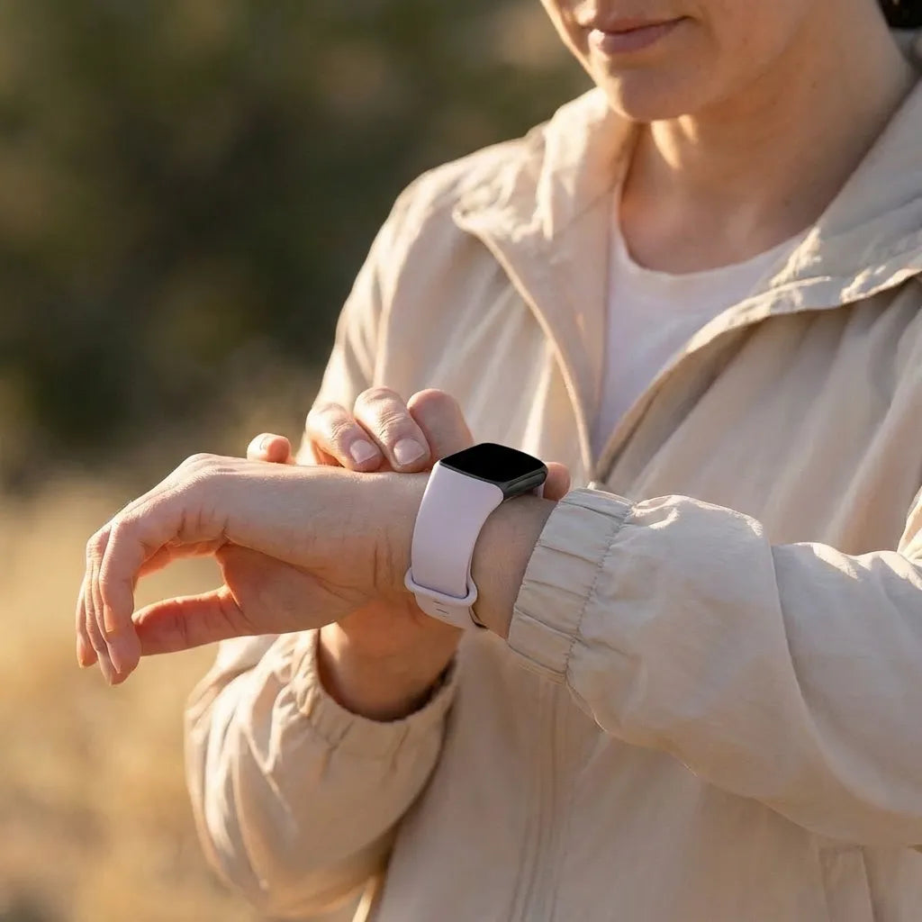 Fitbit Charge 6 Silikonarmband (Lavendel)