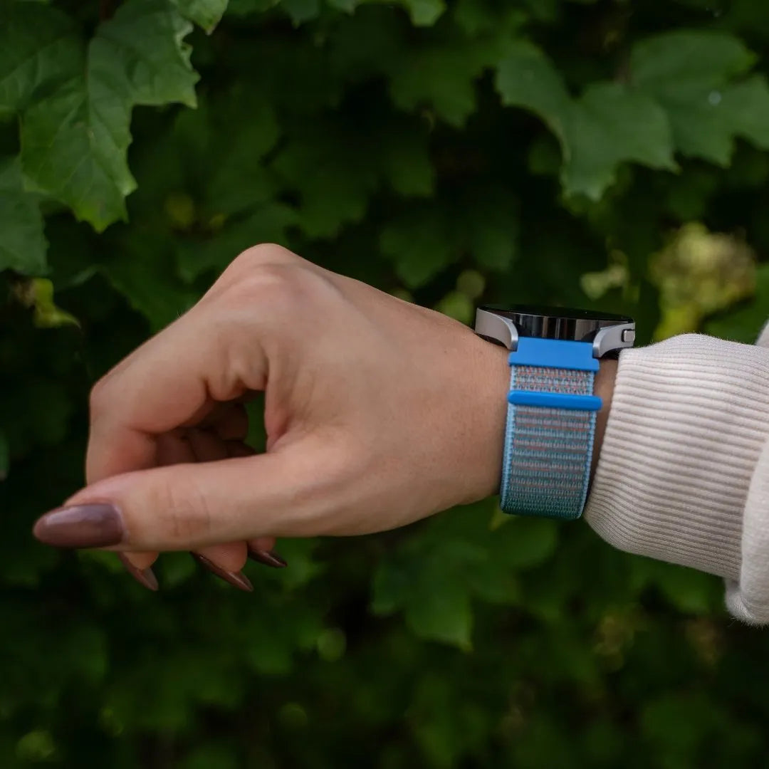 Nylon Strap, blue, lifestyle photo