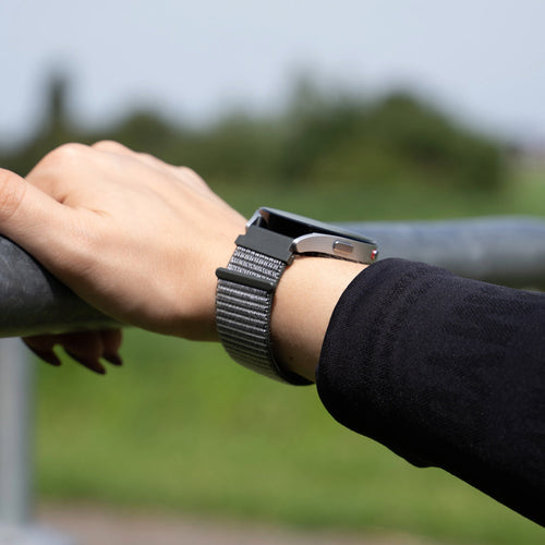 Amazfit Active 2 Nylonarmband (Grün/Grau)