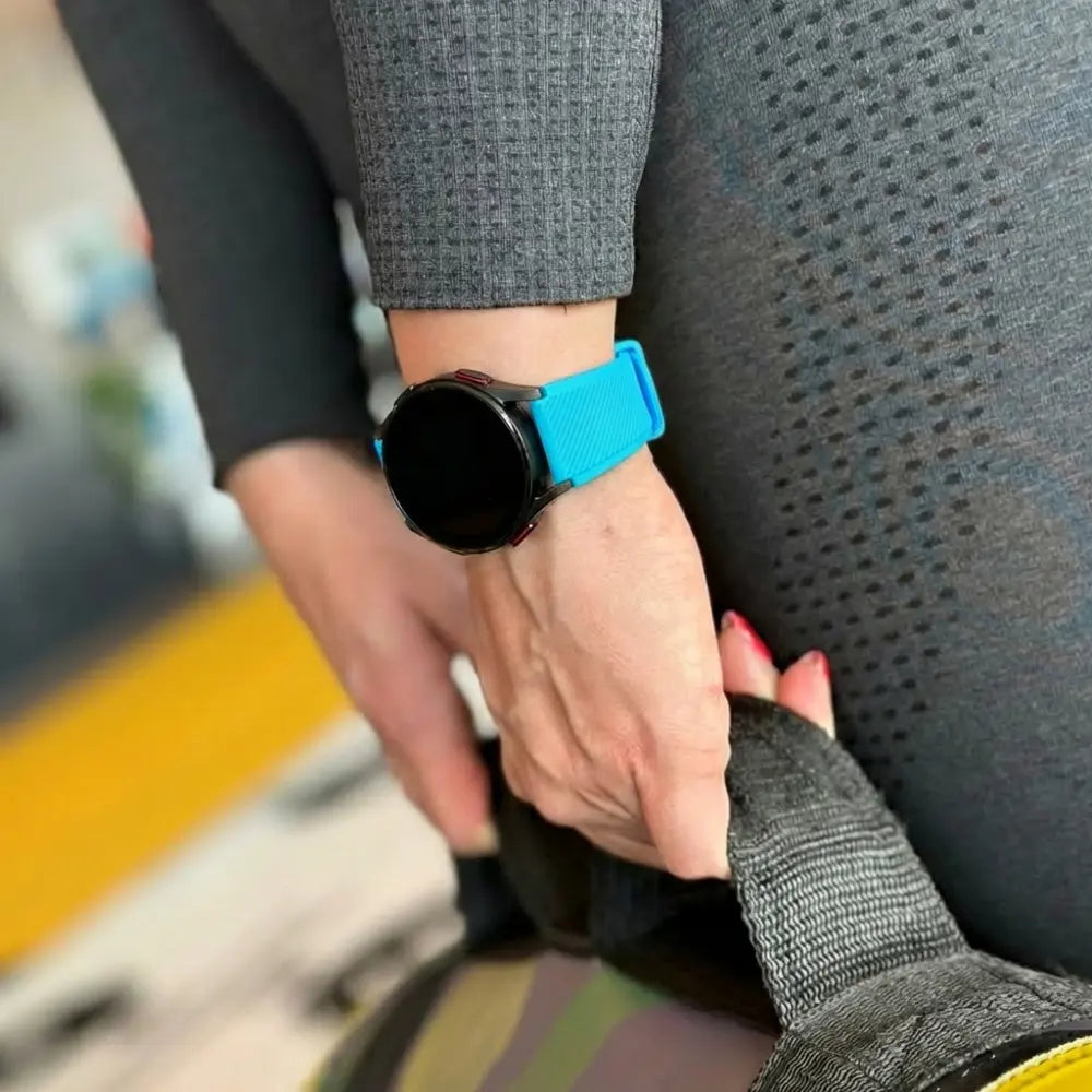 Samsung Galaxy Watch 7 - 40mm Silikonarmband (Hellblau)