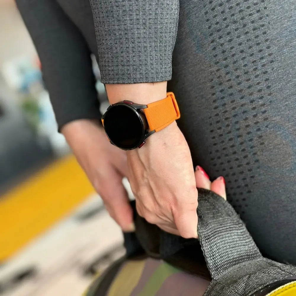 Polar Vantage V3 Twill Silicone Strap (Orange)