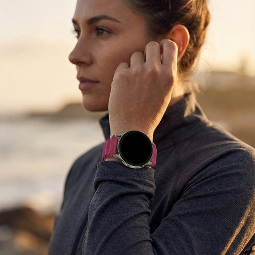 Bandz Samsung Galaxy Watch 7 - 40mm Alpine Nylonarmband (Rosa-Rot)