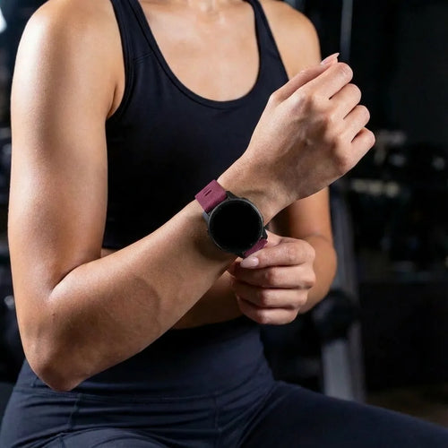 Coros Apex 42mm Silicone Strap (Wine Red)