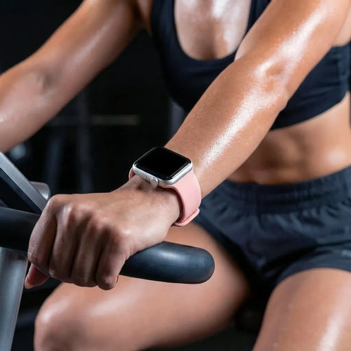 Apple Watch Silikonarmband (Rosa)
