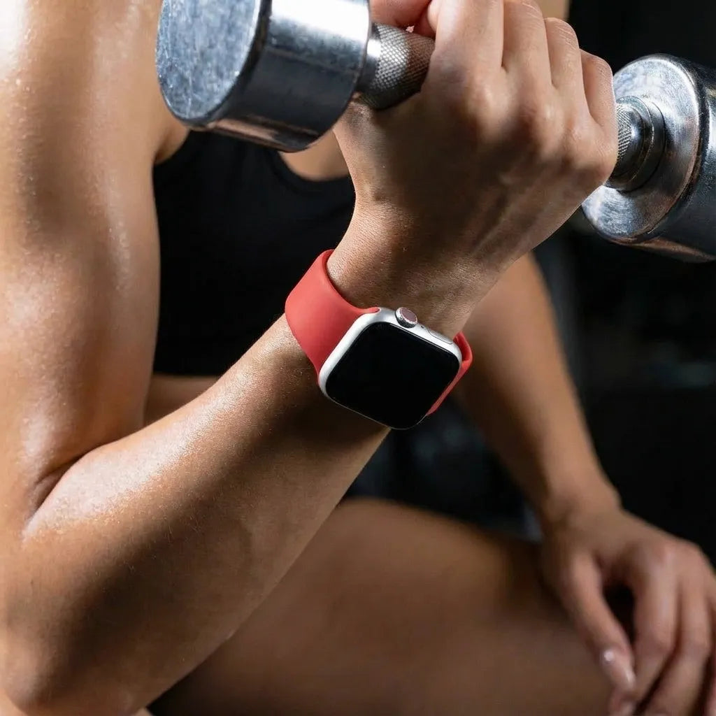 Apple Watch Silikonarmband (Rot)