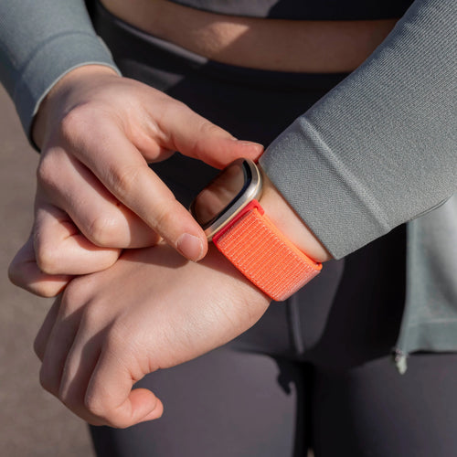 Nylon Strap, orange, lifestyle photo