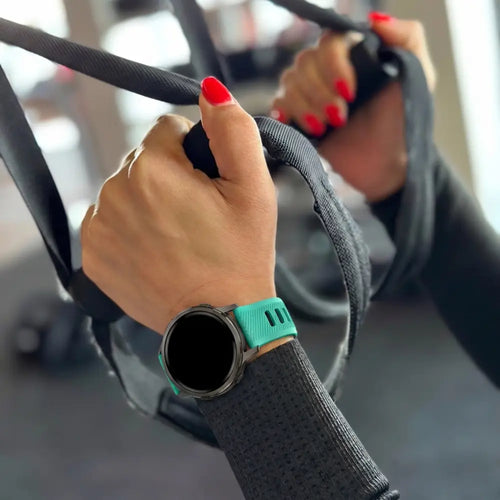 Bandz Garmin Venu 4 - 41mm Sport Strap with Buckle (Aqua-Black)