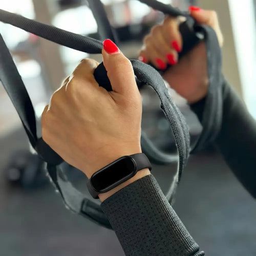 Silicone Strap, black, lifestyle photo