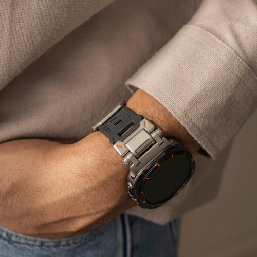 Samsung Galaxy Watch Ultra 'Explorer' TPU Strap (Black with Titanium)