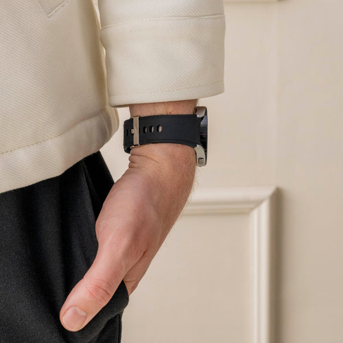 Samsung Galaxy Watch 5 - 40mm Silikonarmband Perfect Fit (Schwarz)
