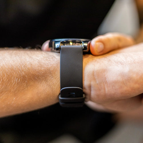 OnePlus Watch 3 luxus Silikonarmband (Schwarz)