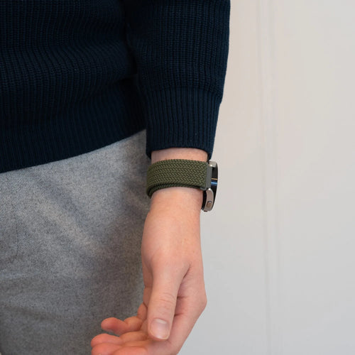 Bandz Polar Ignite 2 Woven Nylon Strap (Olive Green)