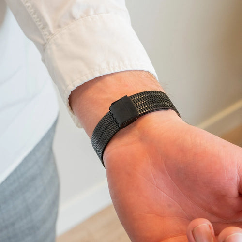 Bandz Oppo Watch X2 Adjustable Steel Strap (Black)
