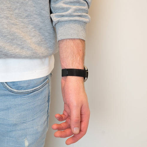 Bandz Redmi Watch 5 Lite Milanese Loop Band (Schwarz)