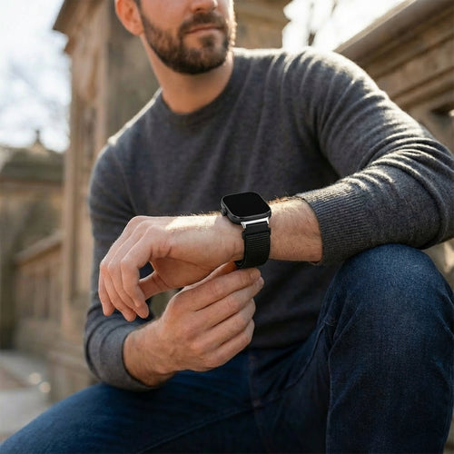 Redmi Watch 4 Nylonarmband (Schwarz)