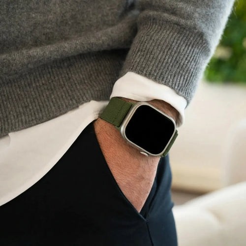 Apple Watch elastisches Armband (Grün)