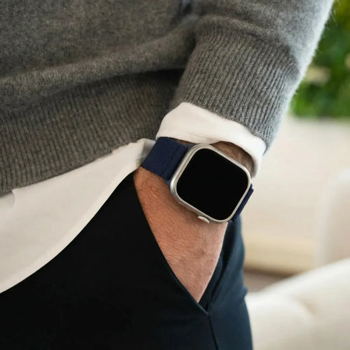 Apple Watch elastisches Armband (Dunkelblau)
