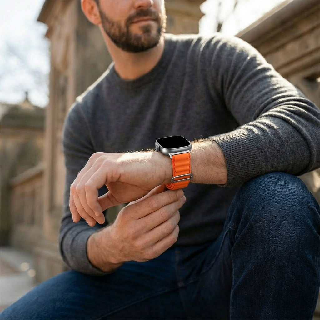 Xiaomi Smart Band 9 Pro Nylon Alpine Strap (Orange)