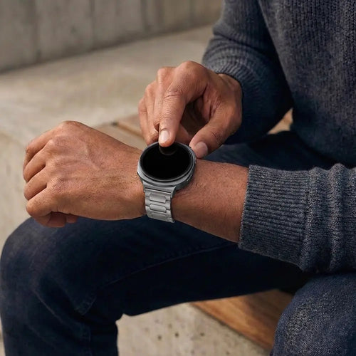 Bandz Samsung Galaxy Watch 8 Classic Titanium Strap 'Deluxe' (Titanium)