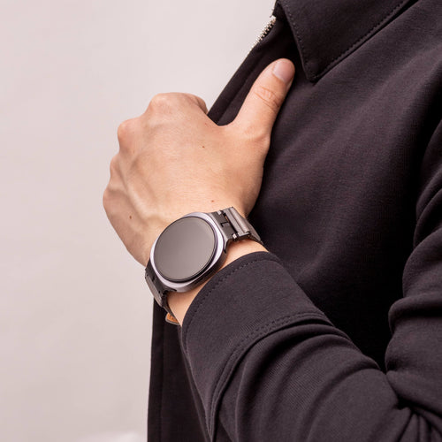 Samsung Galaxy Watch 8 - 40mm Premium Lederarmband (Grau)