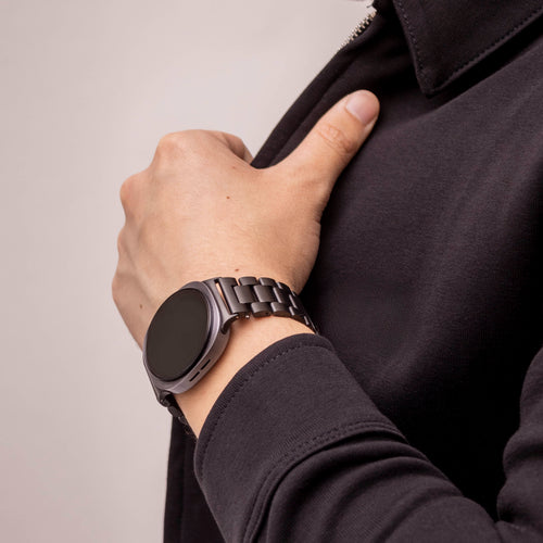 Bandz Samsung Galaxy Watch 8 - 40mm Steel Strap 'Classic' (Black)