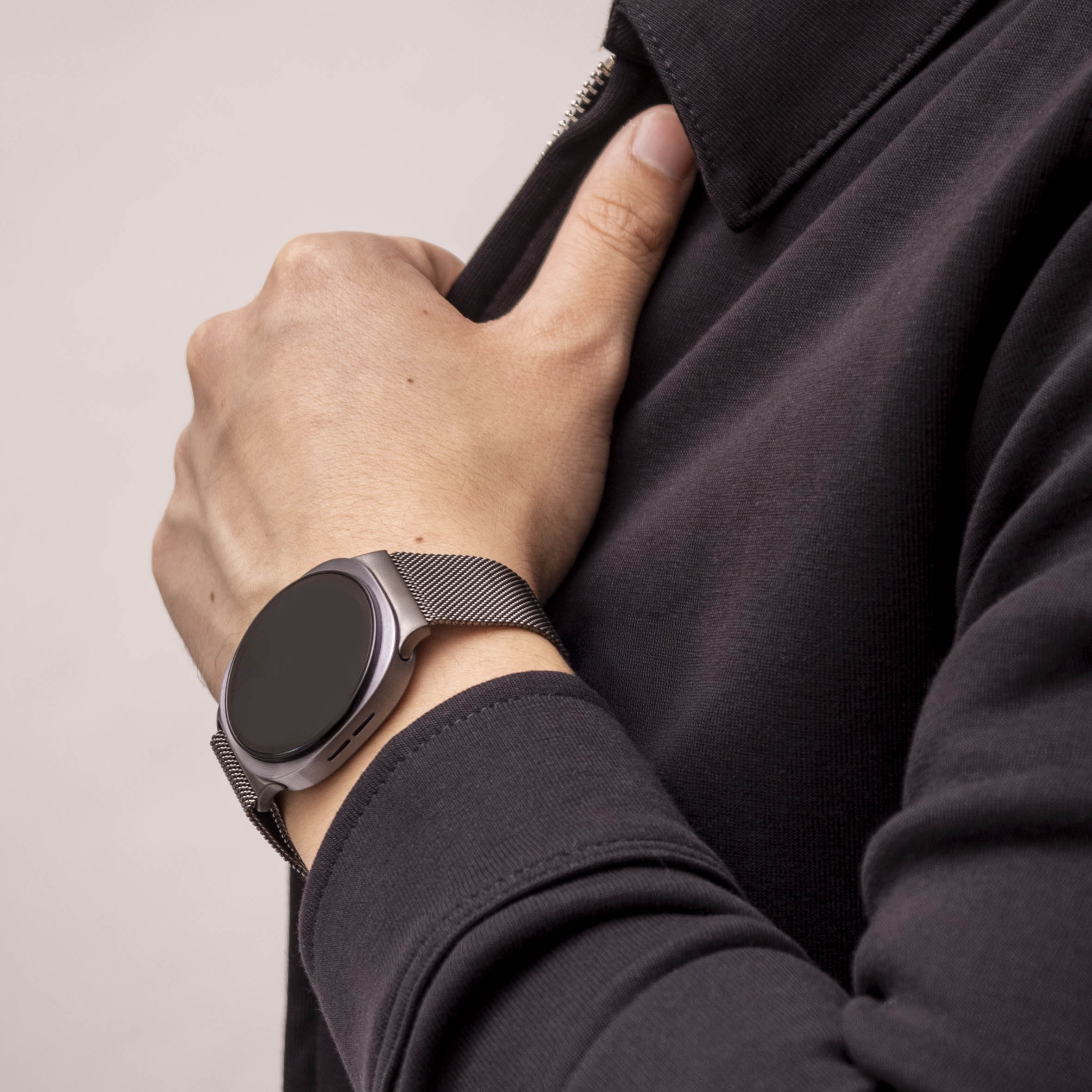 Samsung Galaxy Watch 8 - 44mm Milanese Armband (Space Grau)