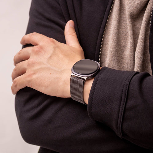 Samsung Galaxy Watch 8 - 44mm Milanese Armband (Space Grau)