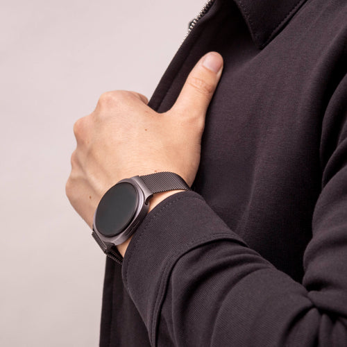 Milanese Strap, black, lifestyle photo