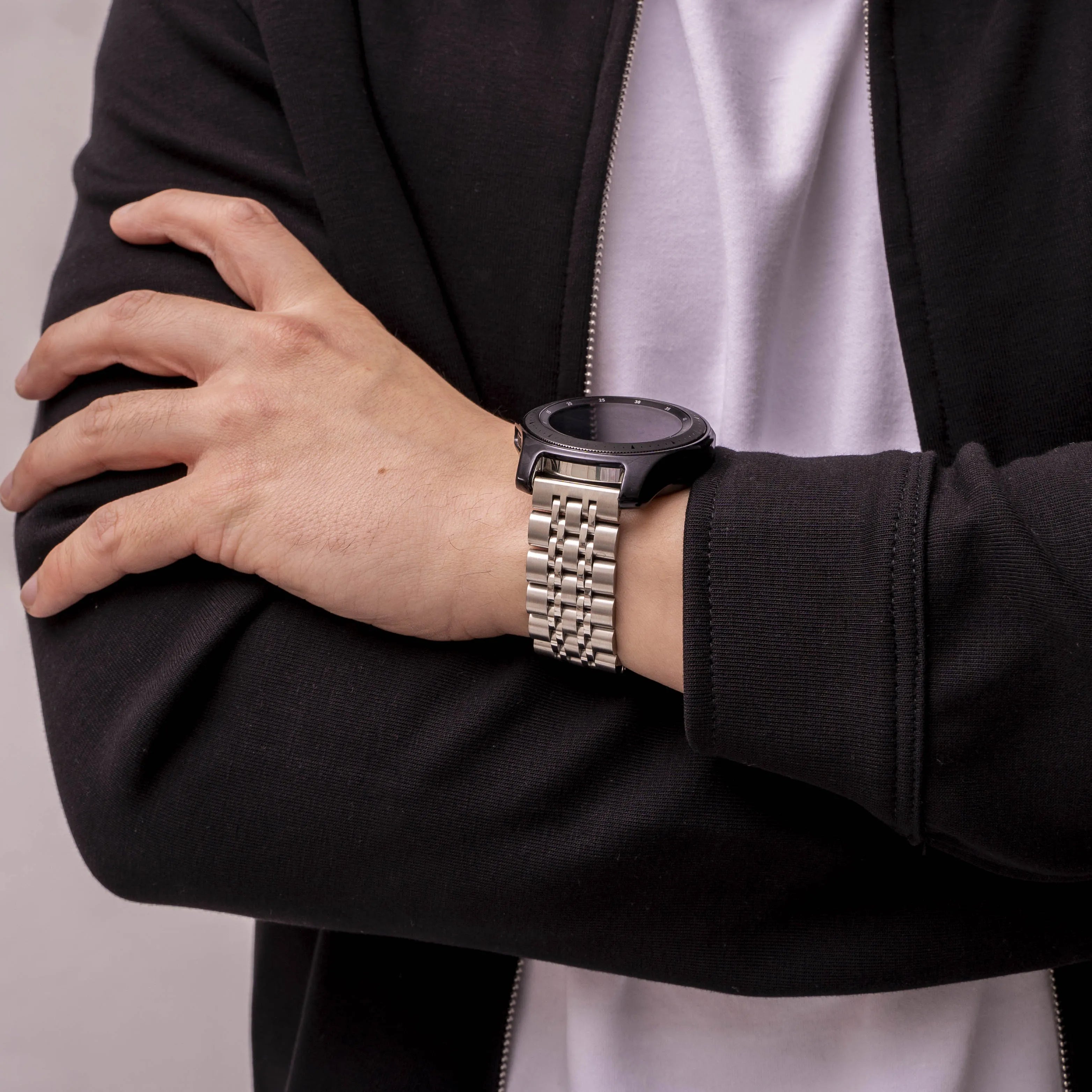 Amazfit GTR 2 Duo Gliederarmband (Silber)