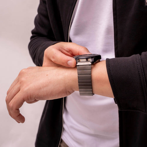 Samsung Galaxy Watch 46mm Luxus-Titanarmband (Graphit)