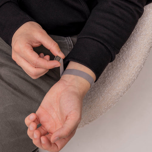 Huawei Band 10 Milanese-Armband (Silber)