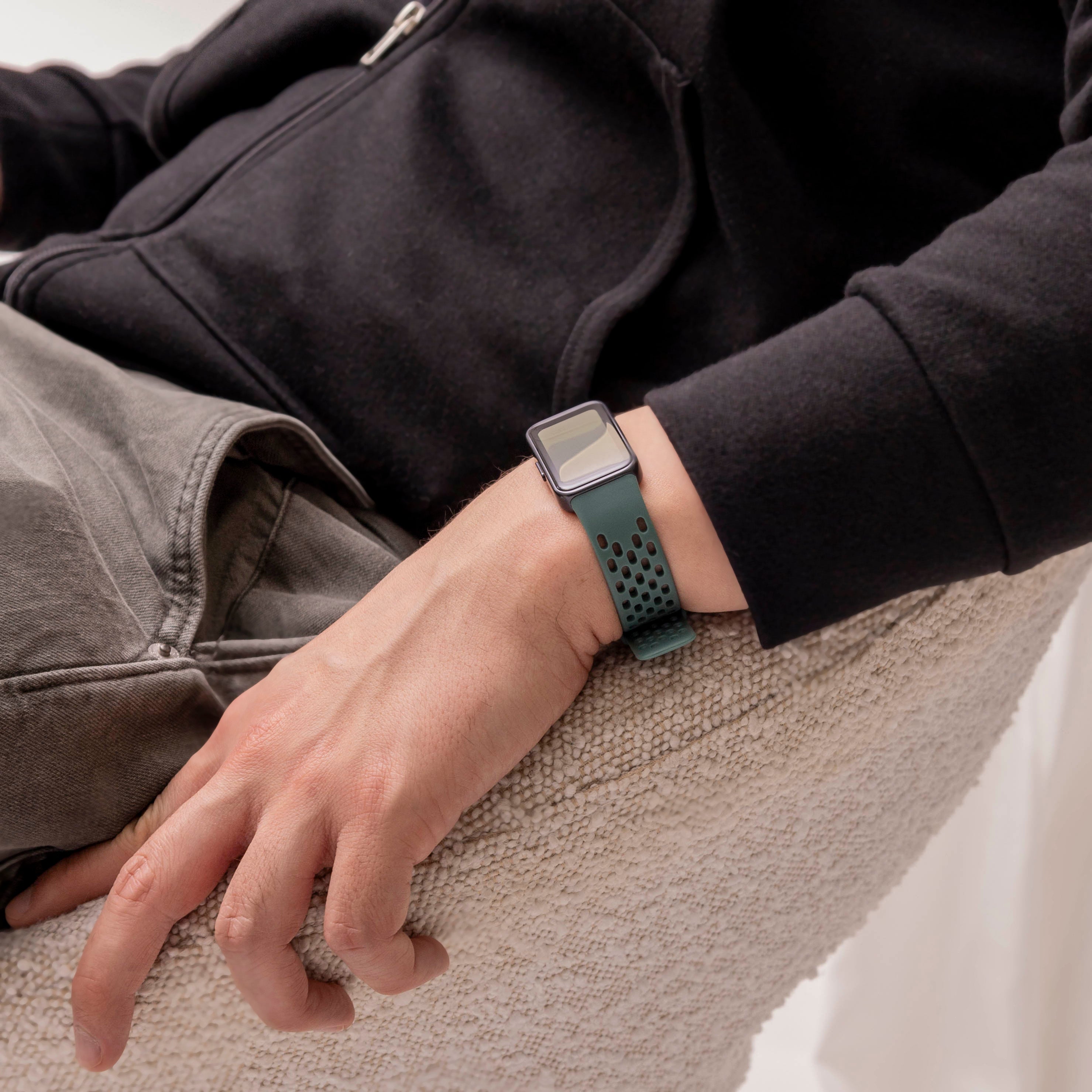 Huawei Band 9 Air-Silikonarmband (Viridiangrün)