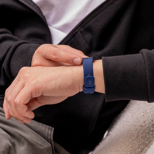 Huawei Band 9 Classic Silikonarmband (Dunkelblau)