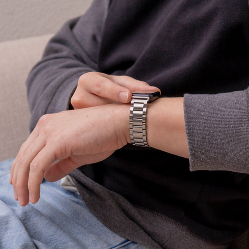 Steel Strap, silver, lifestyle photo