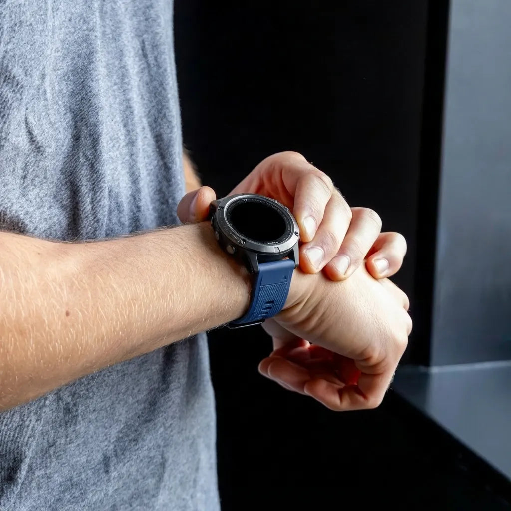 Garmin Fenix 8 Pro - 47mm Silicone Strap (Dark Blue)