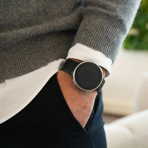 Polar Vantage V Silikonarmband (Schwarz)