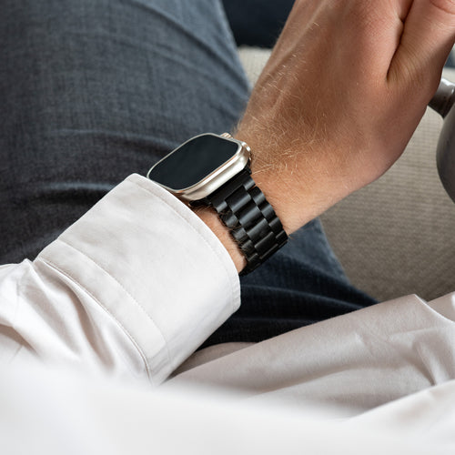 Apple Watch Ultra Stahlarmband (Dunkelgrau)