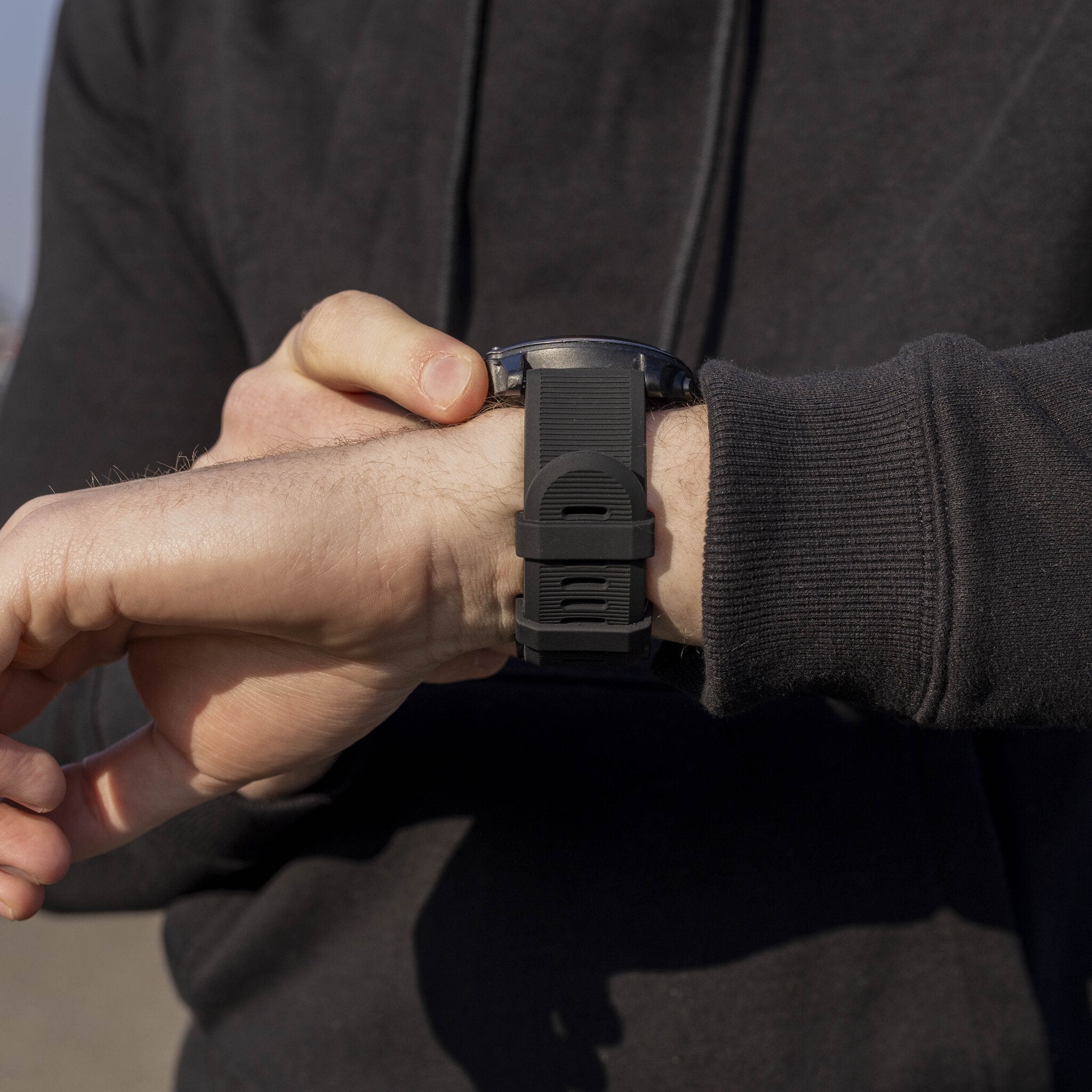 Garmin Descent MK2(i) Silikonarmband (Schwarz)